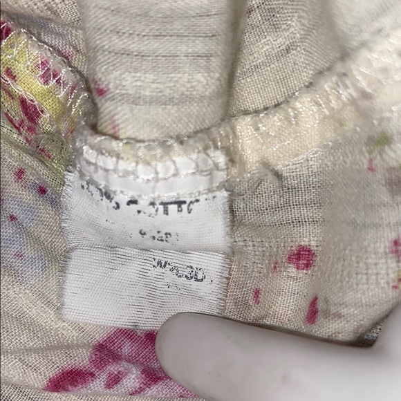 True Grit Cowboy Chic Floral Button-Up Shirt sz Med - Picture 5 of 9